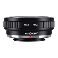 Bộ chuyển đổi K & F Concept M42-M4 / 3 cho ống kính gắn M42 sang Micro Four Thirds MFT M4 / 3 Camera G3 G5 G6 E-P3 E-PL3