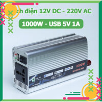 Bộ chuyển đổi Kích điện 1000W 12V DC sang 220V AC biến tần UP-1000A