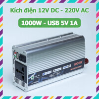 Bộ chuyển đổi Kích điện 1000W 12V DC sang 220V AC biến tần UP-1000A