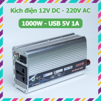 Bộ chuyển đổi Kích điện 1000W 12V DC sang 220V AC biến tần UP-1000A