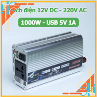 Bộ chuyển đổi Kích điện 1000W 12V DC sang 220V AC biến tần UP-1000A
