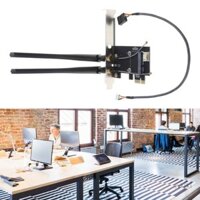 Bộ chuyển đổi Kiki Mini PCI-Express sang PCIE X1 Thêm WiFi tương thích Bluetooth vào máy tính để bàn