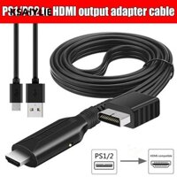 Bộ chuyển đổi KSAIYLIE PS2 sang HDMI Full HD Cáp Adapte Cáp HDMI PS2 sang HDMI tương thích