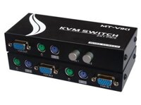 Bộ chuyển đổi KVM Swich 2 port ps2, USB dùng nhiều máy tính 1 màn hình