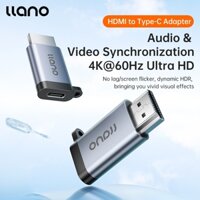 Bộ chuyển đổi Llano USBC sang HDMI 4K Uni-Directional USB Type C Nguồn sang HDMI 2.0 Bộ chuyển đổi màn hình Thunderbolt 3 / 4 sang HDMI cho máy chiếu máy tính xách tay