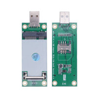 Bộ chuyển đổi mạng Mini PCIE sang USB2.0 với khe cắm thẻ SIM 6 / 8Pin Hỗ trợ mô-đun 3G 4G WWAN LTE Mini PCI-E sang USB Riser Board cho PC