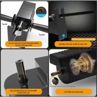 Bộ chuyển đổi máy khoan thành máy cưa cầm tay điện kèm 3 lưỡi cưa cắt gỗ kim loại lắp được khoan pin và khoan điện-