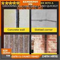Bộ Chuyển Đổi Máy Mài Thành Máy Cắt Rãnh Tường Cầm Tay Lưỡi Cắt Tường Dụng Cụ Điện Nước DCG
