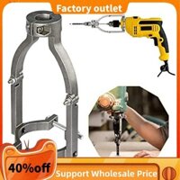 Bộ chuyển đổi mũi khoan lỗ vuông Bạc Bộ chuyển đổi mũi khoan lỗ vuông để lắp đặt và tháo gỡ -Mortising Attachment cho máy khoan, cho máy khoan
