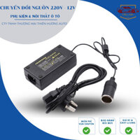 Bộ Chuyển Đổi Nguồn 220V Sang 12V  - Đầu Tẩu Sử Dụng Cho Máy Hút Bụi , Máy Bơm- Bộ chuyển đổi 12v sang 220v - Yêu Xe +