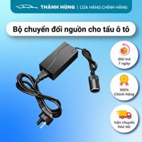 Bộ Chuyển Đổi Nguồn Cho Tẩu Ô Tô 220V Sang 12V, 110V - 12V Kết Nối Từ Tẩu Ô Tô Sử Dụng Cho Máy Hút Bụi, Máy Bơm ,