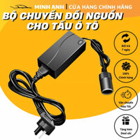 Bộ chuyển đổi nguồn cho tẩu ô tô 220V sang 12V,110V - 12V kết nối từ tẩu ô tô sử dụng cho máy hút bụi máy bơm.