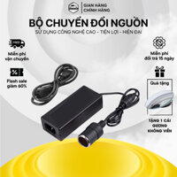 Bộ chuyển đổi nguồn cho tẩu ô tô 220V sang 12V, 110V - 12V kết nối từ tẩu ô tô sử dụng cho máy hút bụi, máy bơm