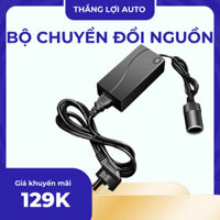 Bộ chuyển đổi nguồn cho tẩu ô tô 220V sang 12V,110V - 12V kết nối từ tẩu ô tô sử dụng cho máy hút bụi máy bơm.
