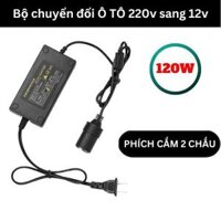 Bộ chuyển đổi nguồn cho tẩu ô tô 220V sang 12V, 110V - 12V kết nối từ tẩu ô tô sử dụng cho máy hút bụi ,bơm xe