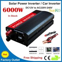 Bộ Chuyển Đổi Nguồn Điện 12V Sang 220V 6000W Cho Thiết Bị Gia Đình Sử Dụng Năng Lượng Mặt Trời 6KW DC-AC