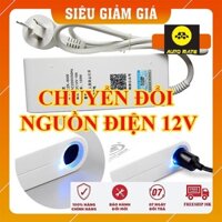 Bộ chuyển đổi nguồn điện cao cấp 220V- 12V 120W 10A đầu cắm ô tô, bộ đổi nguồn 220V sang 12V chân tẩu