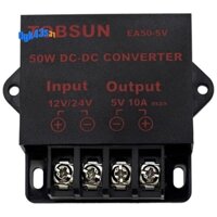 Bộ Chuyển Đổi Nguồn Điện Từ 24V / 12V Sang 5V 10A 50W Cho Xe Hơi
