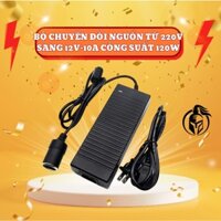 Bộ chuyển đổi nguồn từ 220V sang 12V-5A công suất 60W đầu ra dạng chân tẩu sạc