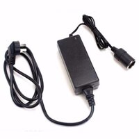 Bộ Chuyển Đổi Nguồn Từ 220V Sang 12V– Cục Đổi Nguồn 12V Bơm Xe Ô Tô, Máy Hút Bụi Có Đèn Led Báo Hiệu