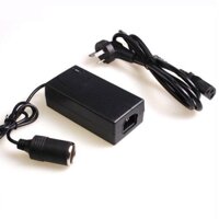 Bộ chuyển đổi nguồn từ 220V sang 12V-5A công suất 60W đầu ra dạng chân tẩu ô tô màu trắng