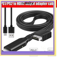 Bộ chuyển đổi NULLABY PS2 sang HDMI Bộ chuyển đổi cáp Full HD Full HD Bộ chuyển đổi HD PS2 / PS1 sang HDMI