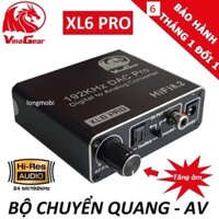 Bộ Chuyển Đổi Optical Sang AV + Dây Digital 4.0 Vinagear XL6 Pro có điều chỉnh Chính Hãng Vinabox