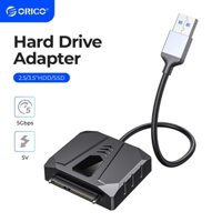 Bộ chuyển đổi ORICO SATA / IDE sang USB 3.0 Bộ chuyển đổi SATA 5Gbps có nắp silicon cho ổ cứng 2,5 / 3,5 / SSD đa năng Hỗ trợ đĩa cứng CD ROM Cáp SATA 3.0 không cần trình điều khiển (UTS2)