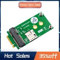 Bộ chuyển đổi PCI-E sang M.2 Mini M.2 NGFF sang Mini PCI-E Bộ chuyển đổi M.2 Key B sang Mini PCI-E cho Mô-đun GSM 5G 4G 3G LTE với khe cắm thẻ SIM NANO
