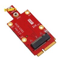 Bộ chuyển đổi PCIE M2 sang Mini có khe cắm thẻ SIM NANO kép M.2 Key B sang Mini PCI-E Bộ chuyển đổi M2 sang Mini PCIE Hỗ trợ 3G / 4G / 5G