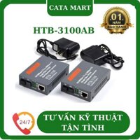 Bộ chuyển đổi phương tiện thu phát sợi quang đơn HTB-3100AB 25km SC 10/100M