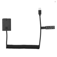 Bộ Chuyển Đổi Pin Andoer NP-FW50 USB-C Với Dây Cáp Nguồn USB Type-C Cho Alpha A5000 A5100 A6000 A6300 A6400 A6500 A7II A7RII A7SII A7 A7S A7R RX1