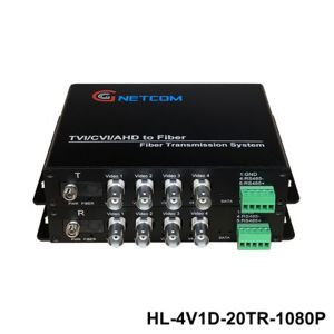 Bộ chuyển đổi quang 4 kênh cho camera HL-4V1D-20T/R-1080