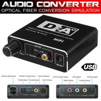 Bộ chuyển đổi quang âm thanh Optical HIFI sang AV Audio Cao Cấp có nút chỉnh âm lượng cao cấp