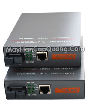Bộ chuyển đổi quang điện 1 sợi quang 10/100/1000 Converter NETLINK HTB-GS-03 A/B