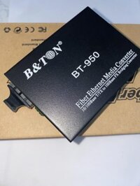 Bộ chuyển đổi quang điện 1 cổng 10/100/1000 Gigabit Ethernet , 2 sợi quang 60km mã BT-950GS-60