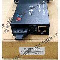 Bộ chuyển đổi quang điện đơn mốt 10/100/1000M 1310nm 40KM, Dual fiber, WT-8110GSA-11-40-AS WINTOP