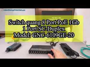 Bộ chuyển đổi quang điện POE GNC-6109GE-20