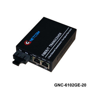 Bộ chuyển đổi quang điện POE GNC-6102GE-20