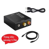 Bộ chuyển đổi Quang sang Audio có cổng 3.5 Tặng 1 dây quang dài 1,5m