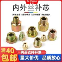 Bộ chuyển đổi ren trong và ngoài, ống dầu áp suất cao, đầu nối chuyển đổi từ nam sang nữ, ren thẳng thủy lực, đầu nối ren trong và ngoài