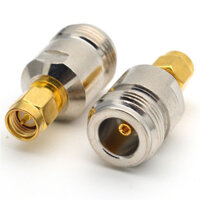 Bộ chuyển đổi RF hoàn toàn bằng đồng N/SMA-KJ Đầu nối N cái sang SMA đực N cái sang SMA cái Ren bên trong Chân bên trong