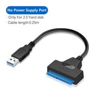 Bộ chuyển đổi SATA Cáp USB 3.0 đến SATA Converter 2.5 3,5 inch Super Speed Drive ổ đĩa cho ổ cứng SSD USB 3.0 đến SATA Chỉ với 2,5 inch