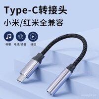 Bộ chuyển đổi tai nghe Type-C sang 3.5mm tương thích với điện thoại Xiaomi 15 Pro Redmi K70 14 Ultra, bộ chuyển đổi âm thanh Note 13, điều khiển cuộc gọi đa năng, sạc nhanh 2 trong 1