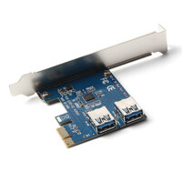 Bộ Chuyển Đổi Thẻ Mở Rộng 2-Port PCI-E Để USB 3.0 Hub 5Gbps Bộ Chuyển Đổi Thẻ Mở Rộng Cho Máy Tính Để Bàn Linh Kiện Máy Tính Riser Thẻ Khai Thác Mỏ Ví Thẻ
