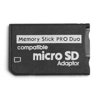 Bộ Chuyển Đổi Thẻ Nhớ Micro SD SDHC TF Sang MS Pro Du Cho PSP 1000 2000 3000 Camera MS Pro Duo Đầu Đọc Thẻ Chuyển Đổi