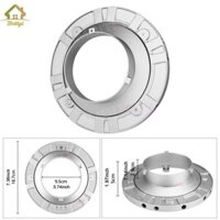 Bộ chuyển đổi tốc độ kim loại Phụ kiện chụp ảnh xoay 360 Đường kính 18,7cm