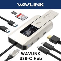 Bộ chuyển đổi trạm gắn USB C HUB WAVLINK với 87W PD, 4K @ 60Hz HDMI, USB-C / USB-A 3.2 10Gbps, SD / TF, USB2.0 cho Windows, Mac OS