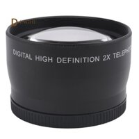 Bộ chuyển đổi từ xa ống kính Tele 58mm 2X cho 18-55mm