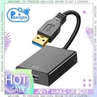 Bộ chuyển đổi tương thích USB sang HDMI USB 3.0 / 2.0 sang HDMI Bộ chuyển đổi tương thích USB sang HDMI 1080P HD Cáp đồ họa âm thanh Video đa màn hình